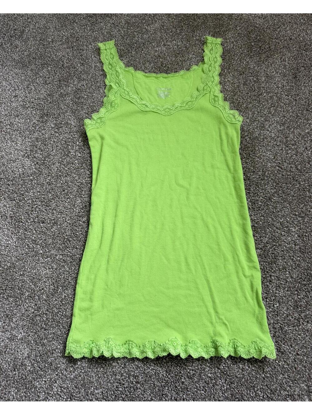Calvin Klein lace trim tank top